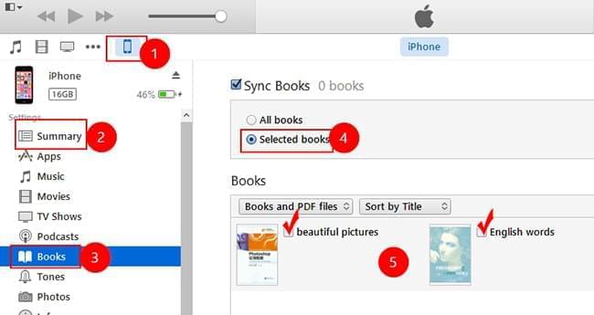 iTunes sync