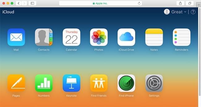 iCloud on Mac