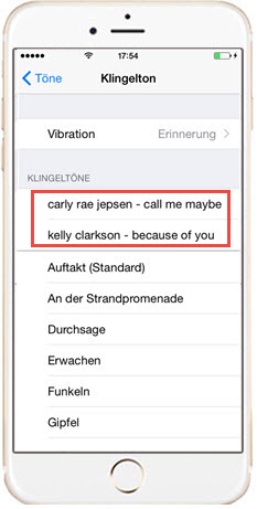 iPhone Klingeltöne einstellen