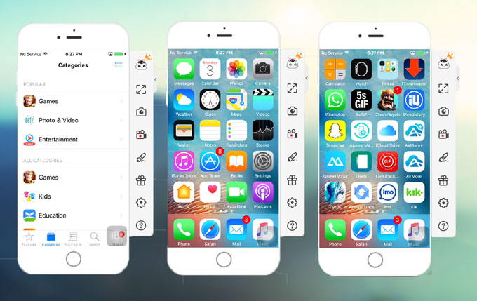 Mirror multiple iOS devices