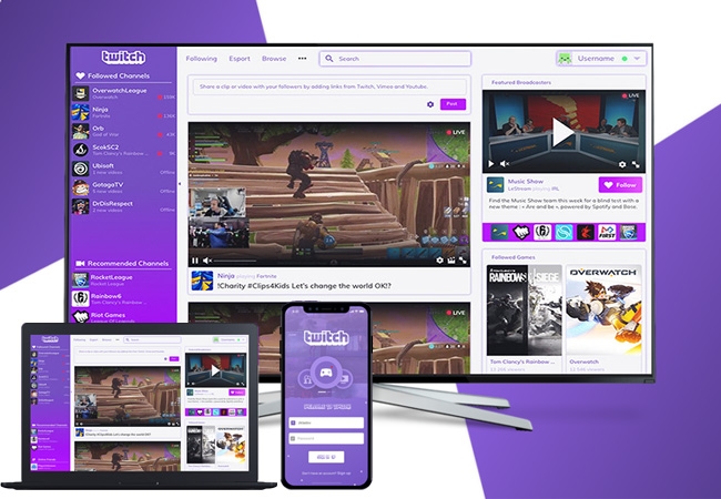 como assistir twitch na tv