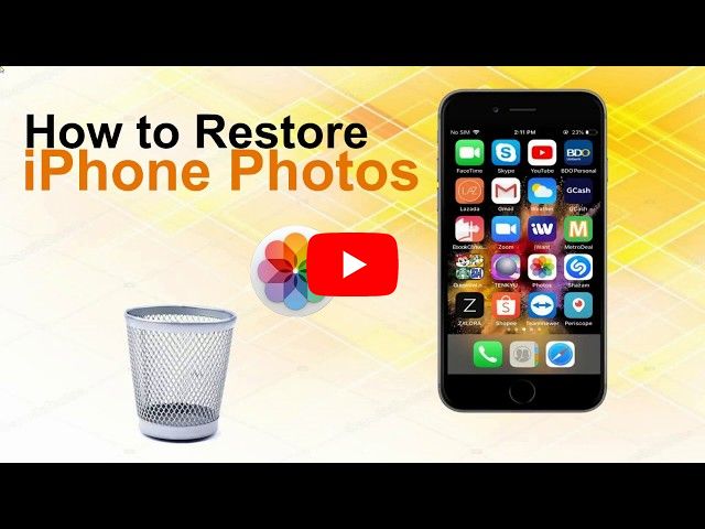 How to Restore iPhone Photos