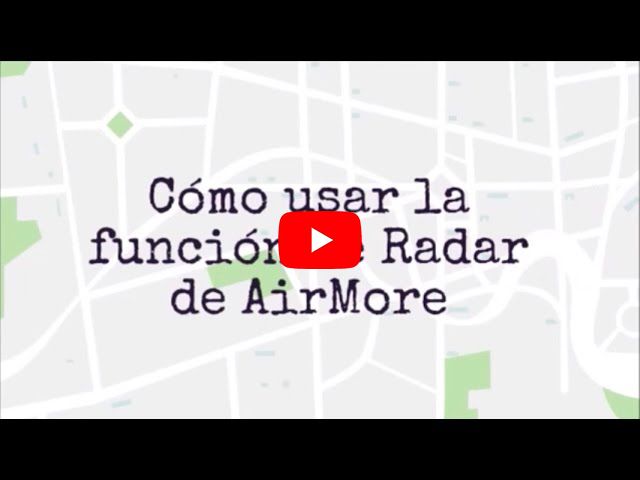 Cómo usar la función de Radar de AirMore
