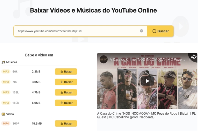 baixar músicas