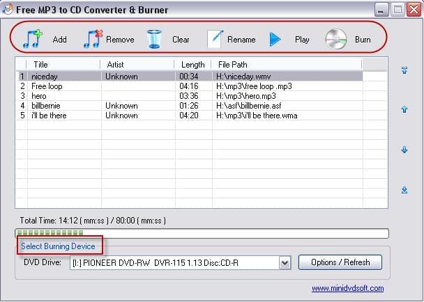 conversor de mp3 para cd