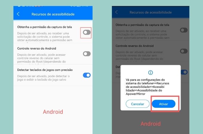 controle android no iphone