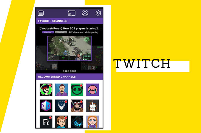 twitch streaming app android iphone