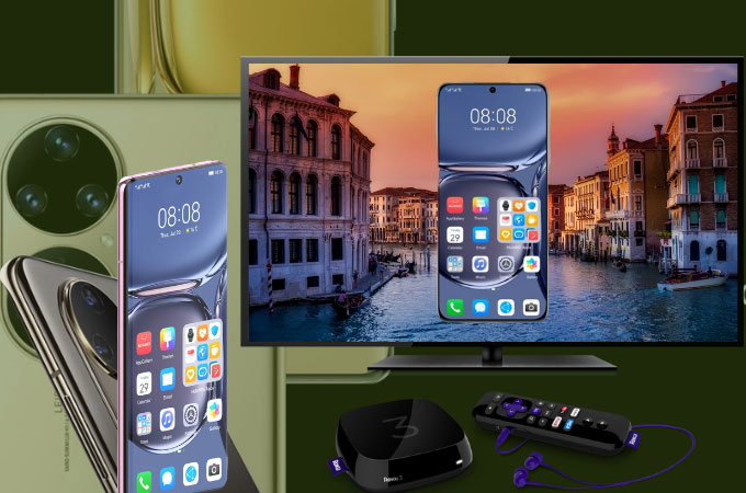 mirror huawei p50 to tv