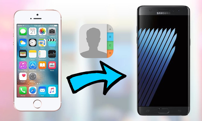 Kontakte vom iPhone zum Samsung Note 4 übertragen