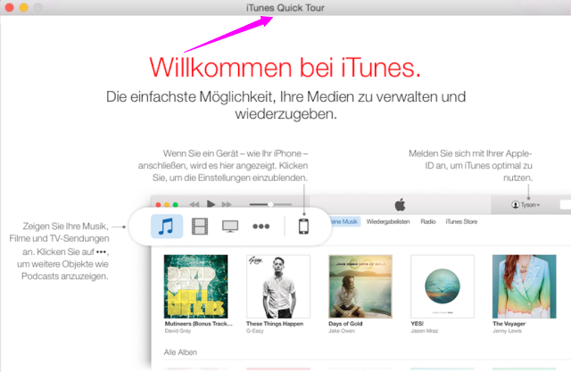 neue Funktionen von iTunes 12.1