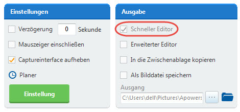 Schneller Editor