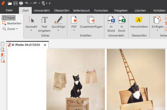 PDF Bilder mit Nitro bearbeiten