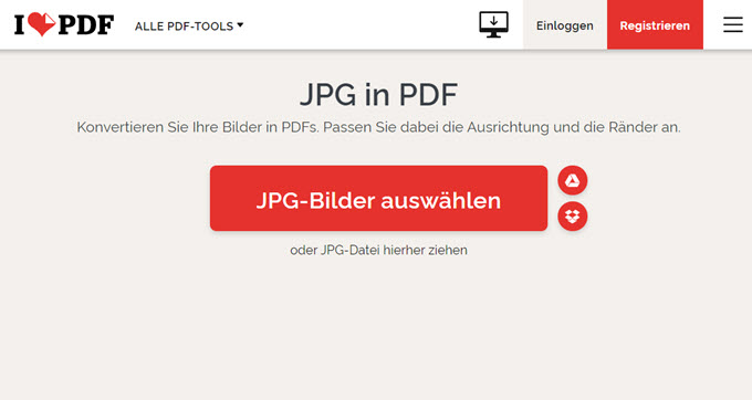 JPG in PDF konvertieren