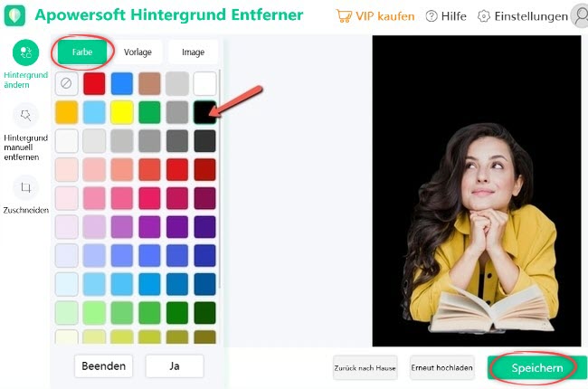 Apowersoft Hintergrund Entferner