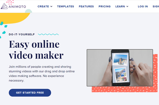 Online Video Maker Animoto