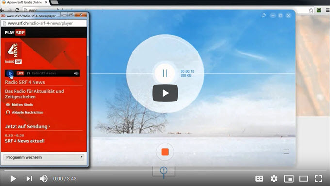 Videoanleitung von Online Audio Recorder