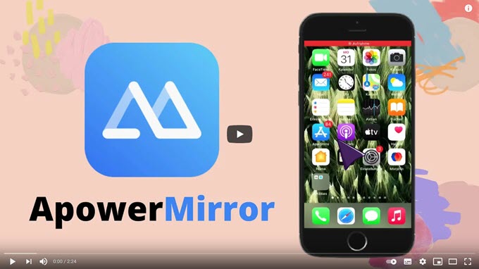 Videoanleitung um iPhone auf Windows 10 zu spiegeln