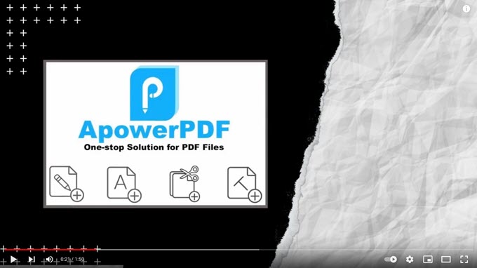 Videoanleitung um PDF mit Apowersoft online zusammenzufügen