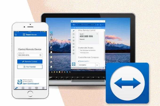 iPhone mit TeamViewer auf Windows 11 streamen