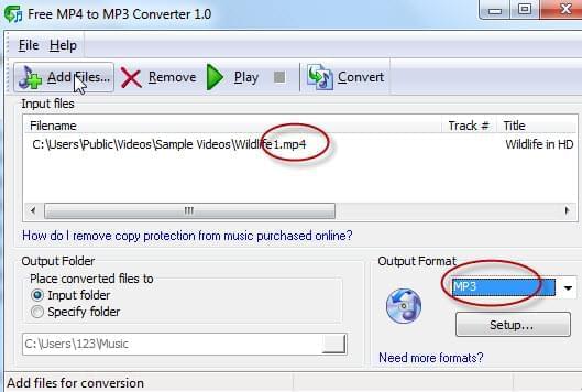 Free MP4 to MP3 Converter 1.0