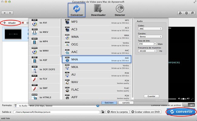 convertidor de video para mac