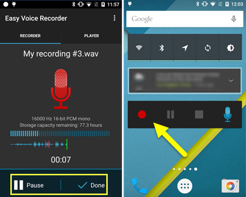 grabar de voz en  Android gratis
