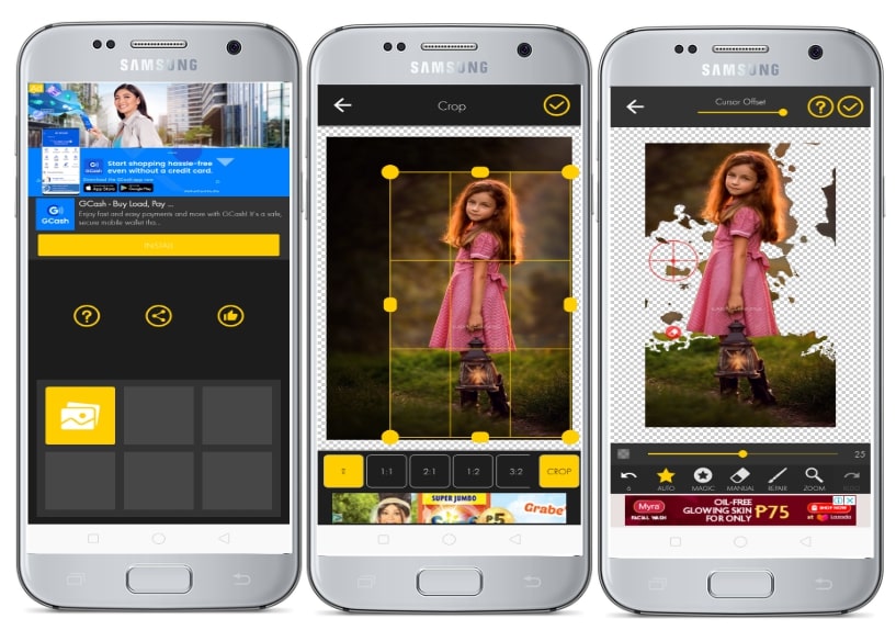 editores de fotos transparentes en android