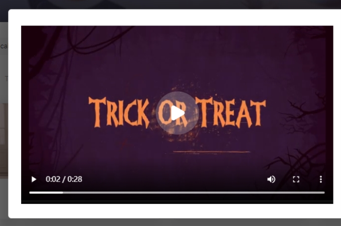 video halloween para niños