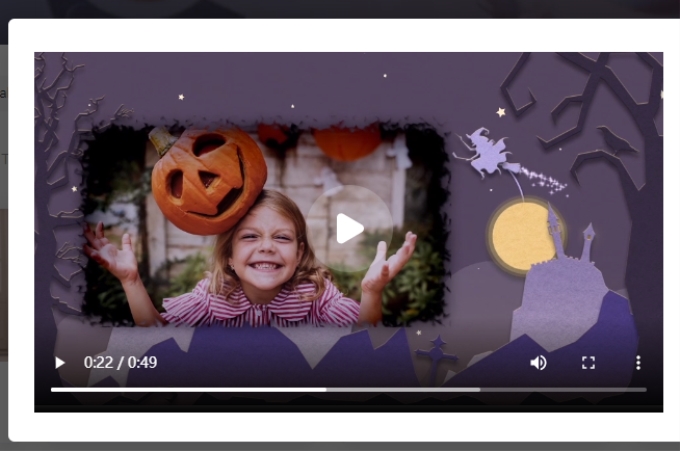 video halloween para niños