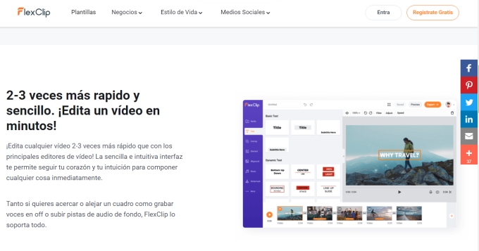 editor de video online gratis