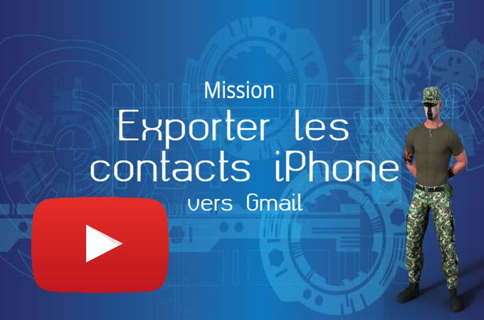 exporter des contacts iphone vers gmail