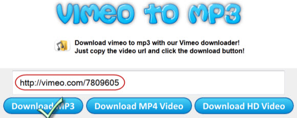 vimeo al sito mp3