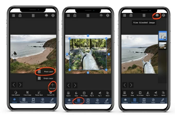 app för att sätta bakgrunder på bilder superimpose