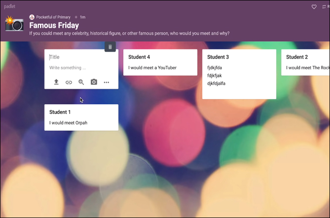 padlet sticky notes tool