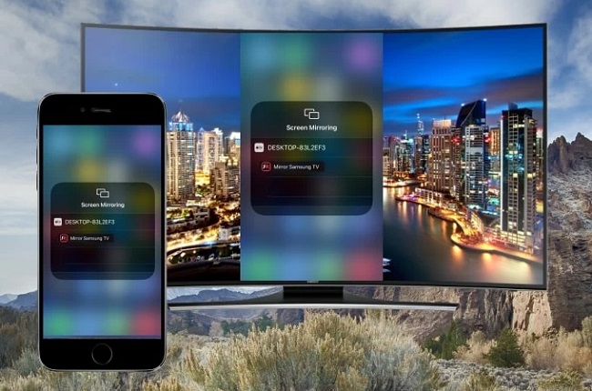 melhor app de espelhamento de tela iphone para samsung tv