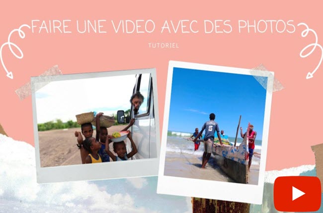 des photos en video avec musique