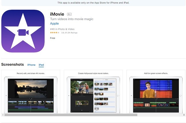 best free video maker app like imovie