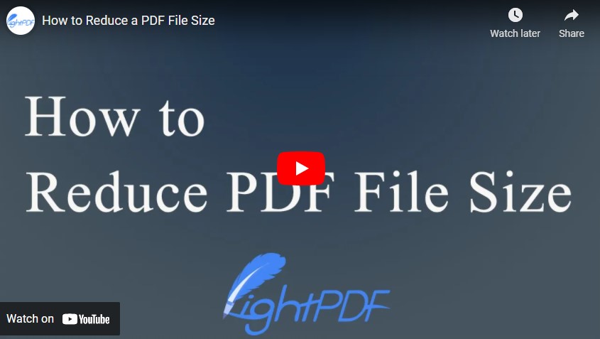 reduce pdf size video