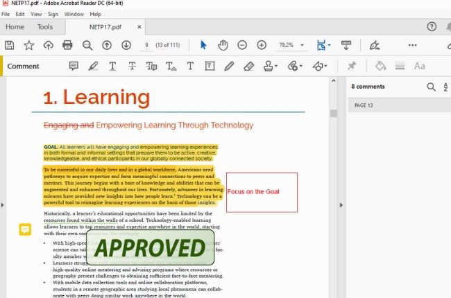 Adobe annotate PDF