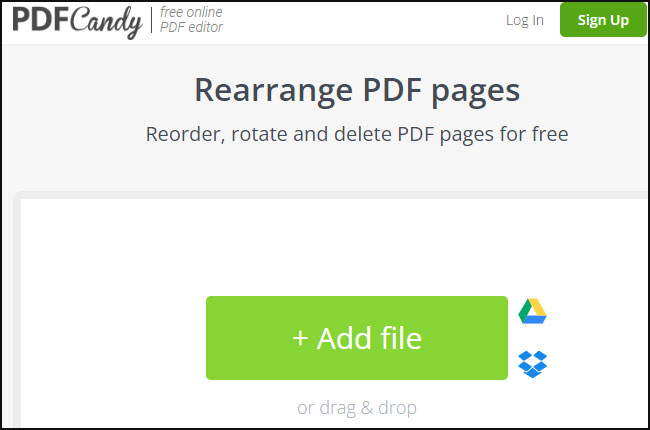 rearrange pdf pages