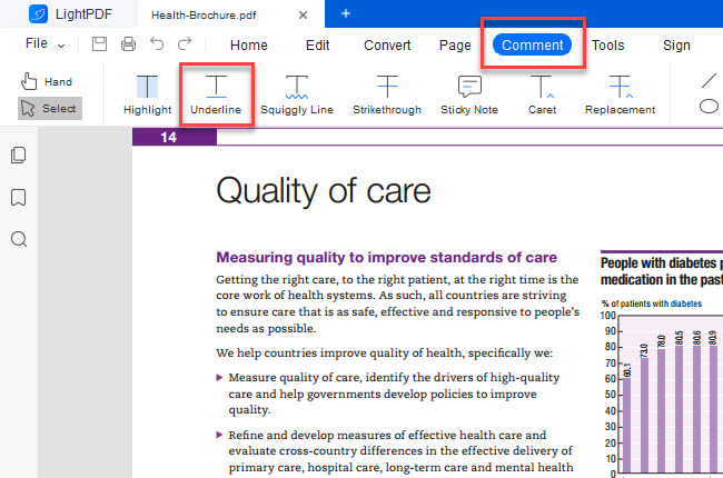 lightpdf comment in pdf