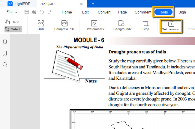 protect PDF files with password