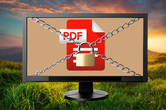 make PDF password protected