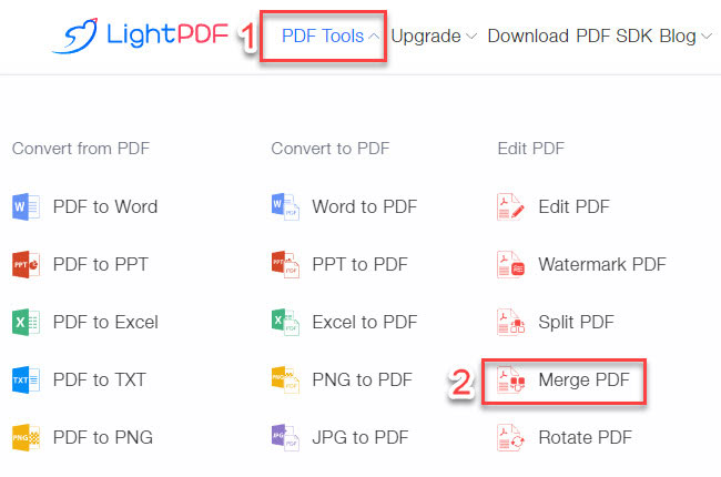 LightPDF all PDF tools