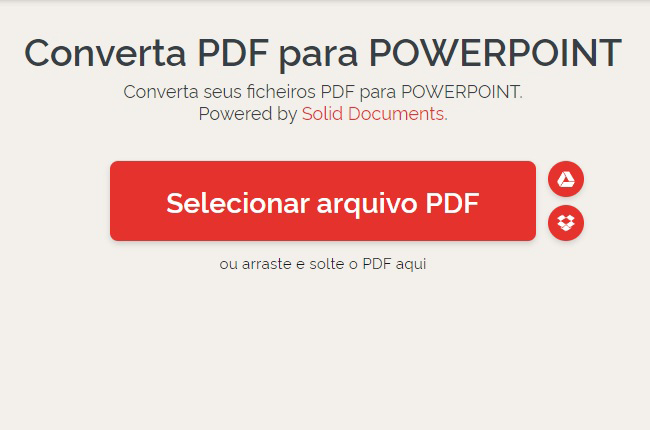 ilovepdf envio converter pdf para ppt grátis