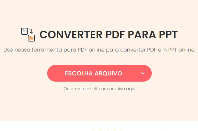 sodapdf envio converter pdf para ppt grátis