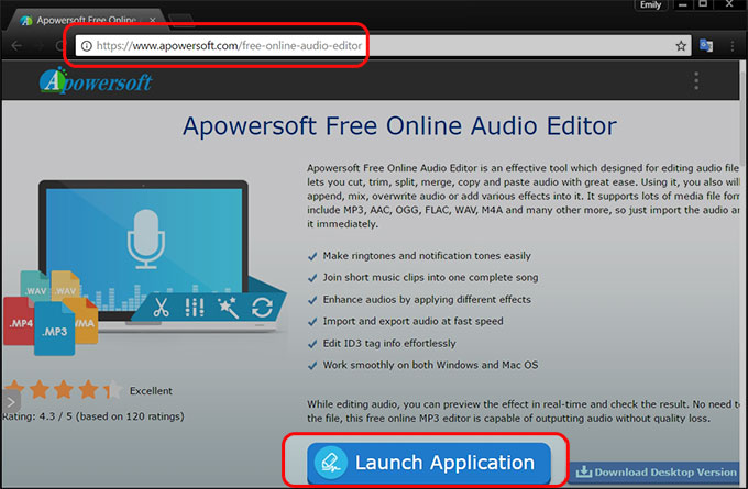 Apowersoft audio editor