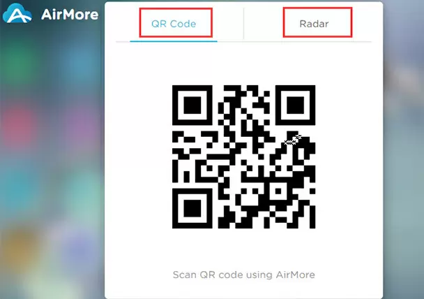 QR code or Radar