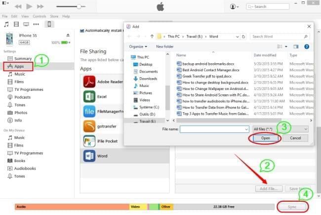 How To Transfer Word Document To IPhone