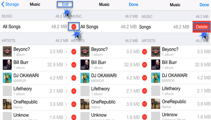 How To Delete Music From Iphone All At Once